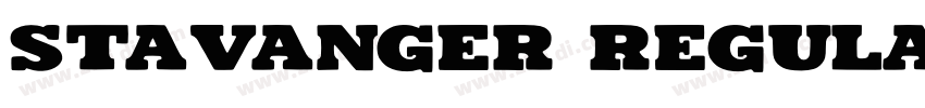 STAVANGER Regular字体转换